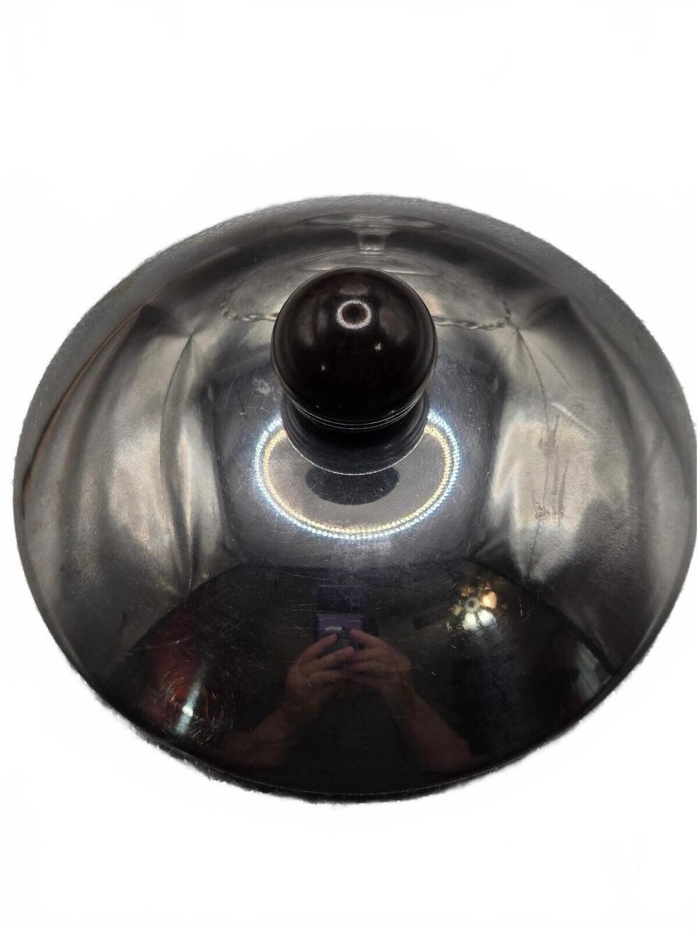 Lid only, West Bend Penguin hot/cold server, Chrome Ice Bucket, Art deco design,